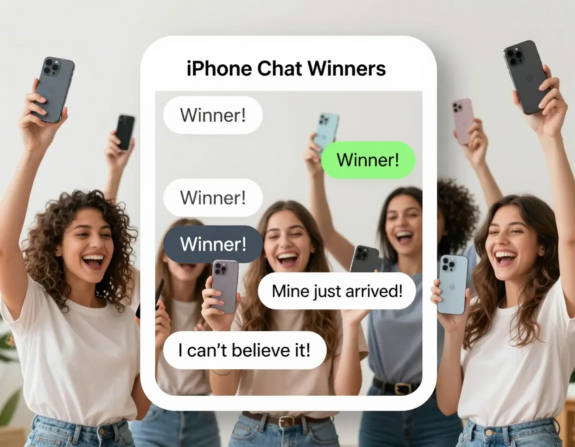Chat Now — You Could Win a New iPhone