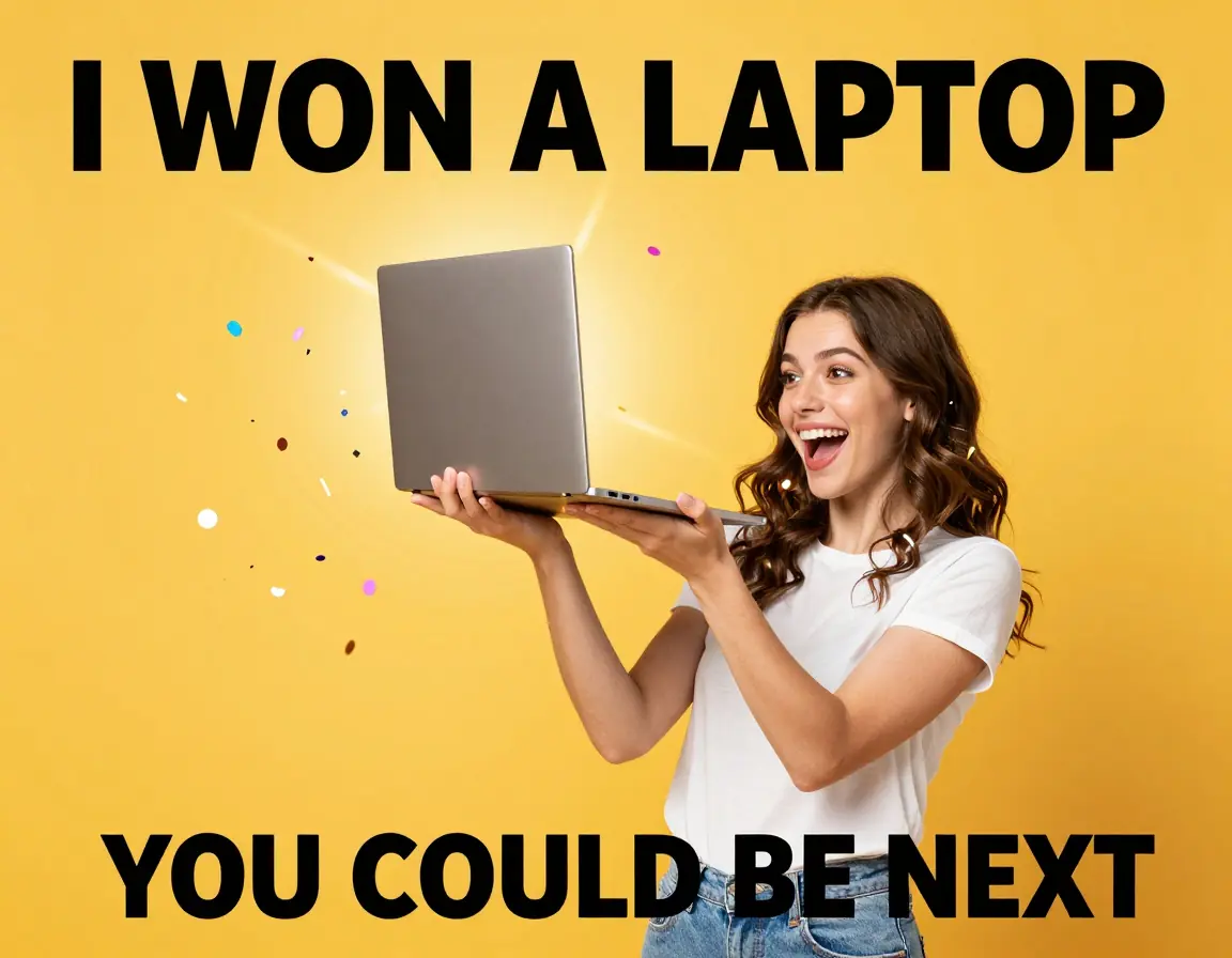 Lucky Draw: Win a Laptop in Minutes